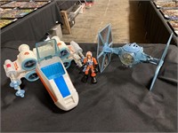 1970s Star Wars Battle Tie Fighter & X Wing
