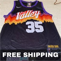 Kevin Durant Jersey PSA COA Phoenix Suns #35
