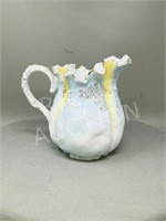 painted ceramic jug - 6"