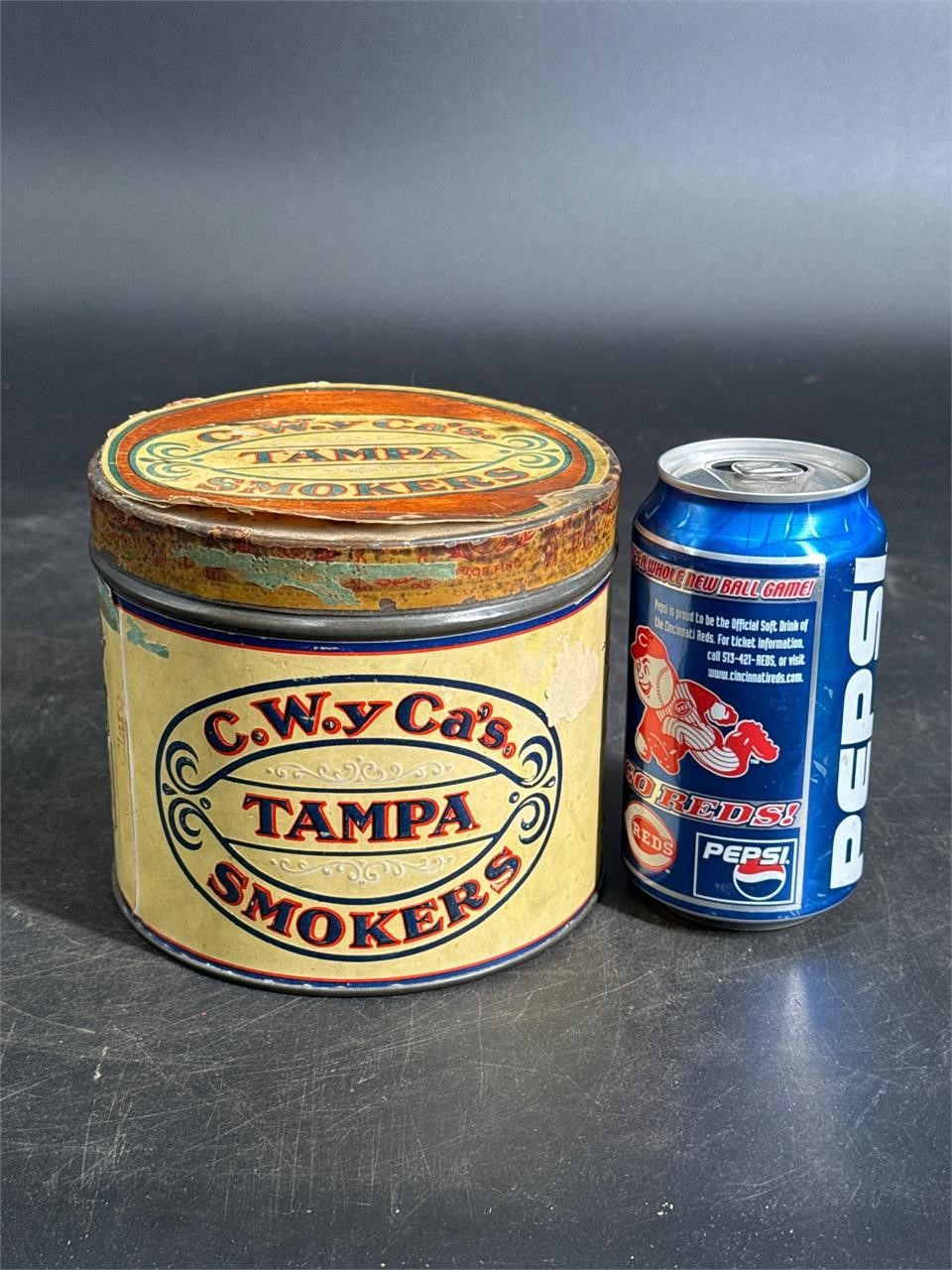 CIGAR TOBACCO STORE TINS LARD CANS TOYS SIGNS LOCAL ESTATE