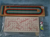 CRIB BOARD + SNAKES & LADDERS GAME