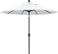 California Umbrella 9ft White crank lift