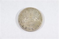 1947 Canadian One Dollar Silver Coin