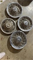 assorted hubcaps