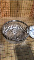 Glass bowl and serving dish