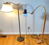 Artisan Created Floor Lamp & Vintage Floor Lamp