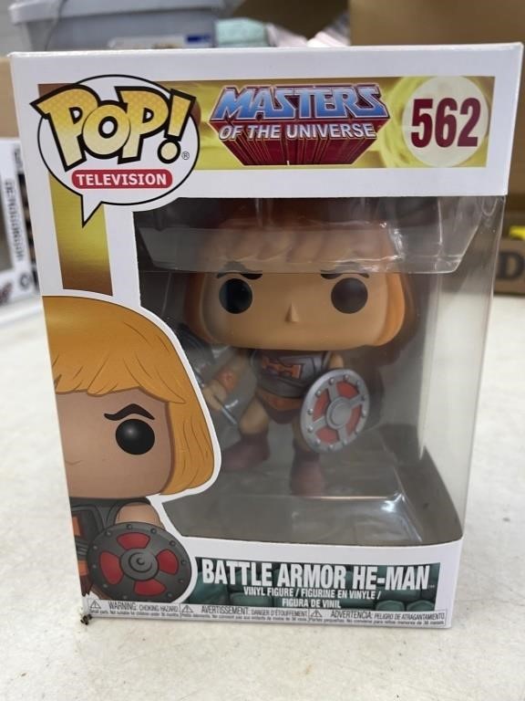 Pop "Masters of the Universe" battle armor he-man