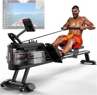 PASYOU Water Rowing Machine, Foldable Rowing Machi