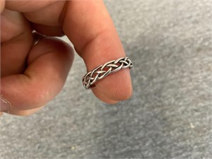 NEW Sterling Silver Filigree Ring – Size 8