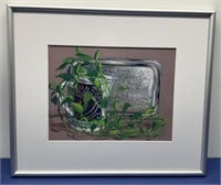 Signed Wall Art , “ Thriving Pothos” 20 x 17