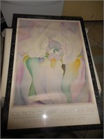 Artwork:  Georgia O'Keeffe framed poster