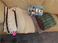 Lot of Throws and Placemats