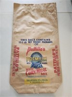 Vintage Pattillos Cornmeal Tallapoosa Milling Bag