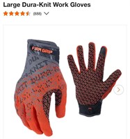 Large Dura-Knit Work Gloves