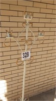 ADJUSTABLE HEIGHT 3 CANDLE CANDELABRA STAND 57 X