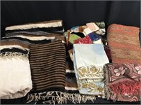 lot of vintage and modern cloths