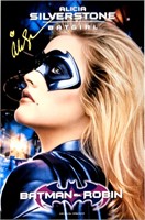 Autograph Batman Robin Alicia Silverstone Poster