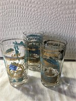 Souvenir glass cups