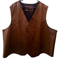 Men's Scully Leather Vest