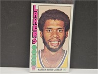 Marked 1969 Lakers Basketball Card K A Jabbar