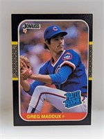 1987 Donruss Rated Rookie HOF Greg Maddux #36
