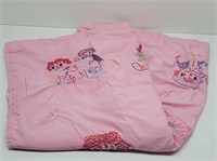 Raggedy Ann & Andy Embroidered Baby Blanket