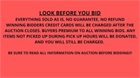 LOOK BEFORE YOU BID!!!