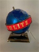 Schlitz Beer 1961 Spinning Globe Saturn bar light
