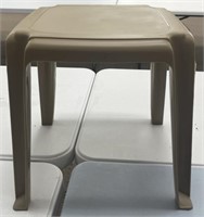 Plastic Patio Table