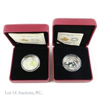 RCM $20 99.99% Silver Specimen Coins (2)