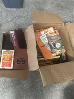 Assorted Vintage Children Books And Dictionaries