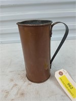 Copper cup 7" tall