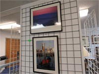 2 Framed Art Photos by Gale Perry, Light Jet Archi