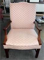 Vintage Martha Washington Upholstered Armchair