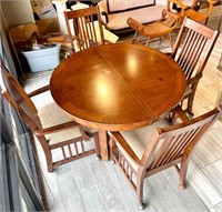 DINING TABLE & CHAIRS*