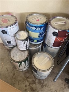 Assorted paint/ thinners etc  must take it all