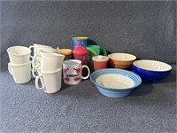 Coffee cups, Sippy cups, Bowls