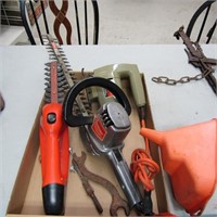 Bush trimmers, and jigsaw.
