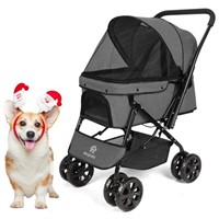 Wedyvko Medium Dog Stroller 50lb - Pets Stroller