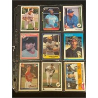 (9) High Grade Baseball Rookie Cards