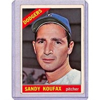 1965 Topps Sandy Koufax Creased
