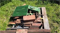 Assorted tractor parts