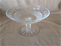 Waterford Crystal Glandore Pedestal Compote Candyh