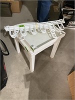 Plastic flower stand and hangers