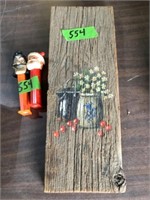 Pez Santa & Snidley Whiplash
& decorative board