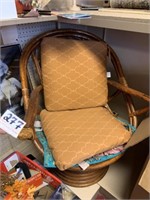 Wicker Chair with Cushions