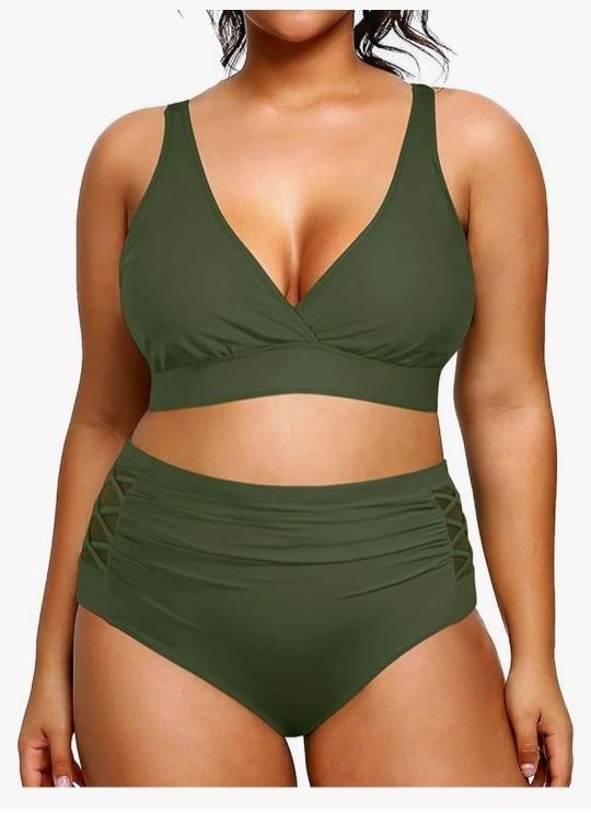 Yonique Plus Size Bikini Swimsuits