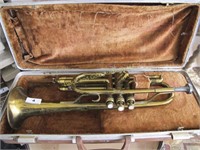 Vintage American Prep trumpet in case