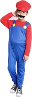 (N) Sukyfecde Super Brothers Costume Dress Kids Gi