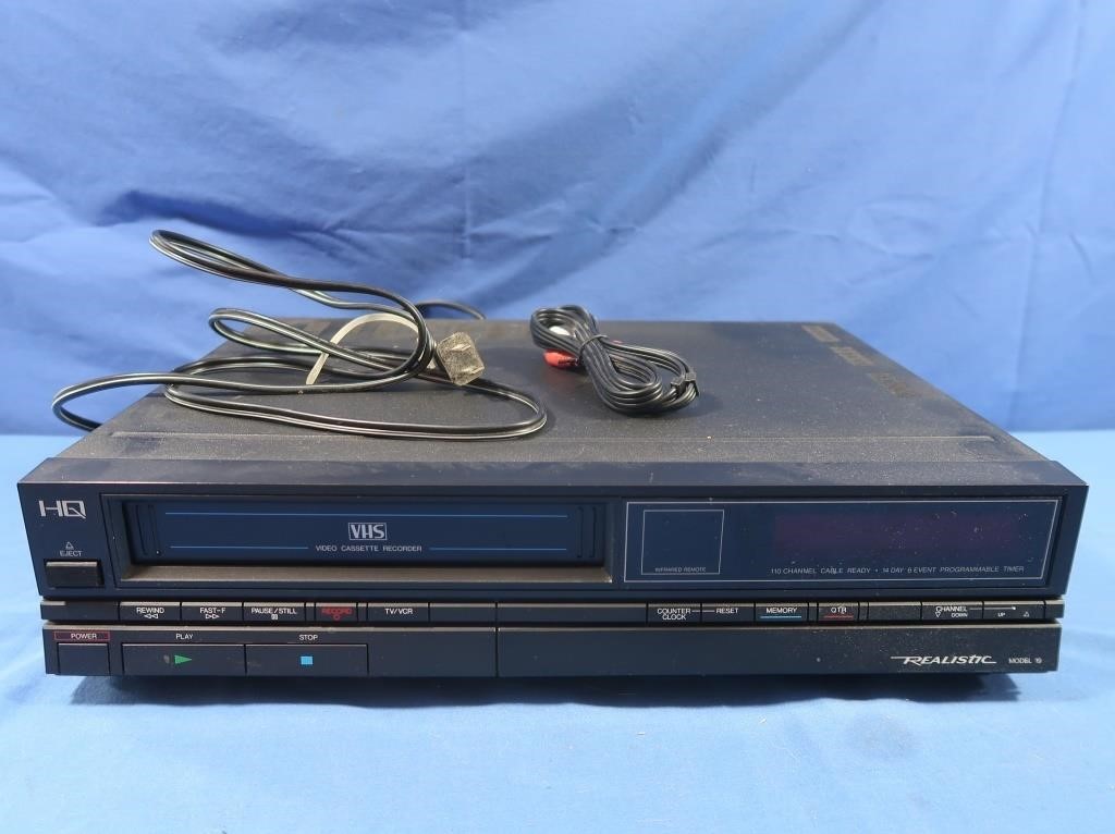 Realistic VHS Player